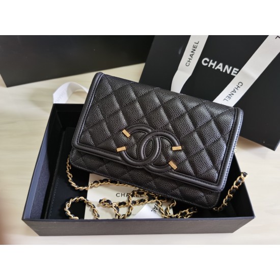 Chanel CO-CO Woc Crossbody Bag 20cm Black