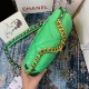 Chanel 19 Handbag 26cm Green For Women AS1160