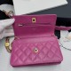 Chanel Small Flap Bag Gold Hardware Plum For Women, Women’s Handbags, Shoulder Bags 7.5in/19cm AP2840