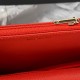 Chanel Small Flap Bag Gold Hardware Red For Women, Women’s Handbags, Shoulder Bags 7.5in/19cm AP2840