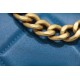 Chanel 19 WOC Flap Bag 20cm Goatskin Leather Spring/Summer Act 1 Collection, Blue