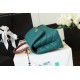 Chanel Medium Flap Bag With Top Handle Teal For Women, Women’s Handbags, Shoulder And Crossbody Bags 9in/23cm A92990