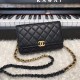 Chanel Original Small Classic Flap Bag Gold Hardware Black For Women, Women’s Handbags, Shoulder Bags 7.5in/19cm AP33814