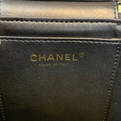 Chanel Vanity Case Gold Hardware Black For Women, Women’s Handbags, Shoulder Bags 7.9in/20cm AS2061 