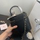 Chanel Vanity Case Gold Hardware Black For Women, Women’s Handbags, Shoulder Bags 7.9in/20cm AS2061 