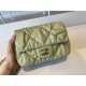 Chanel Small Flap Bag Gold Hardware Green For Women, Women’s Handbags, Shoulder Bags 7.5in/19cm AS2232