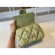 Chanel Small Flap Bag Gold Hardware Green For Women, Women’s Handbags, Shoulder Bags 7.5in/19cm AS2232