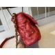 Chanel 19 Flap Bag Gold Hardware Red For Women, Women’s Handbags, Shoulder Bags 10.2in/26cm AS1160 