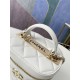 Chanel Vanity Case Gold Hardware White For Women, Women’s Handbags, Shoulder Bags 9.4in/24cm 