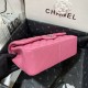 Chanel Large Classic Handbag Silver Hardware Pink For Women, Women’s Handbags, Shoulder Bags 11.8in/30cm