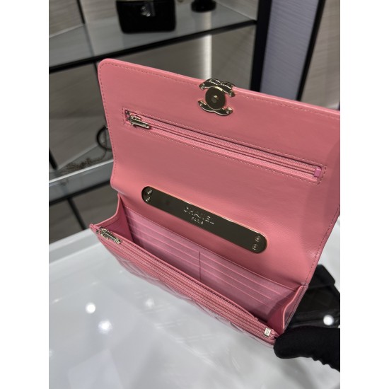 Chanel WOC 19 Chain Wallet Bag Gold Hardware Pink For Women, Women’s Handbags, Shoulder Bags 7.5in/19cm