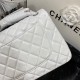 Chanel Large Classic Handbag Silver Hardware White For Women, Women’s Handbags, Shoulder Bags 11.8in/30cm