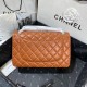 Chanel Large Classic Handbag Silver Hardware Brown For Women, Women’s Handbags, Shoulder Bags 11.8in/30cm