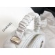 Chanel Vanity Case Shiny Gold White Bag For Women 9.5cm/3.7in