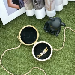 Chanel Ball Bag Black and Gold Chain Bag For Women 23.5cm/9.25in