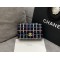 Chanel Navy Sparkle Tweed Classic Mini Rectangular Flap Bag For Women 20cm/7.5in