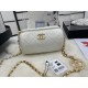 Chanel Bowling Mini White Bag For Women 11cm/4.3in