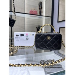 Chanel Vanity With Chain Black Bag For Women 9cm/3.5in AP2920 B08811 94305