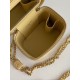 Chanel Small Vanity With Chain Yellow For Women, Women’s Bags 4.3in/11cm