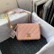 Chanel Flapbag With Chain Light Pink For Women, Women’s Bags 8.3in/21cm