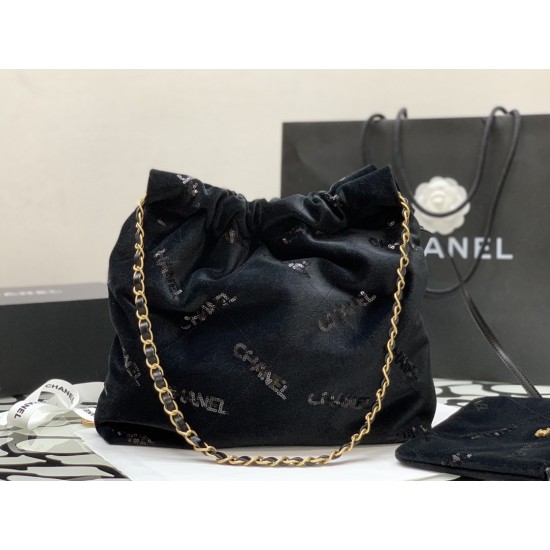 Chanel Small CHANEL 22 Handbag Black For Women, Women’s Bags 11.8in/30cm