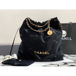 Chanel Big CHANEL 22 Handbag Black For Women, Women’s Bags 18.9in/48cm