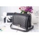 Chanel LeBoy Bag 28cm Lambskin Leather Antique Silver Hardware Spring/Summer Collection, Black