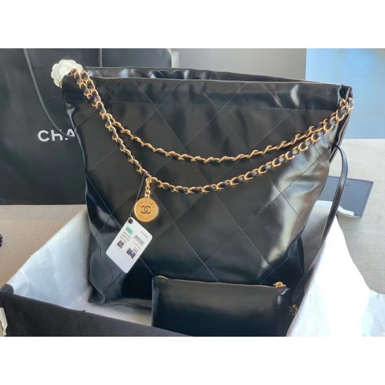 Chanel 22 Handbag Black For Women 16.4in/42cm AS3261 B08872 94305