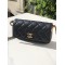 Chanel Small Flap Bags Gold Hardware Black For Women, Women’s Handbags, Shoulder Bags 7.5in/19.2cm