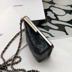 Chanel Cruise Clutch Crossbaby Black Bag For Women 13cm/5in