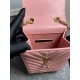 Chanel Chevron Trendy Cc Phone Pink Bag For Women 18cm/7in