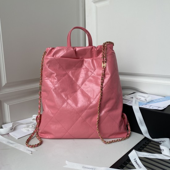 Chanel Backpack Pink Large Bag For Women 51cm/20in