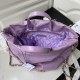 Chanel Backpack Purple Shiny Large Bag For Women 51cm/20in