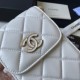 Chanel Phone Holder White Bag For Women 15cm/6in