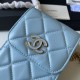 Chanel Phone Holder Blue Bag For Women 15cm/6in