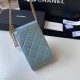 Chanel Phone Holder Blue Bag For Women 15cm/6in