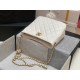 Chanel Hobo Handbag White Bag For Women 16cm/6in