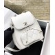 Chanel Small Affinity Backpack White For Women, Women’s Bags 9.8in/25cm