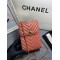 Chanel Chevron Trendy Cc Phone Nude Bag For Women 18cm/7in