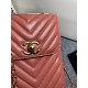 Chanel Chevron Trendy Cc Phone Nude Bag For Women 18cm/7in