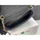 Chanel Classic Distressed Black For Women, Women’s Bags 4.7in/12cm