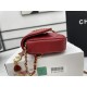 Chanel Classic Distressed Red For Women, Women’s Bags 4.7in/12cm