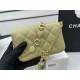 Chanel Classic Distressed Green For Women, Women’s Bags 4.7in/12cm