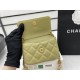 Chanel Classic Distressed Green For Women, Women’s Bags 4.7in/12cm