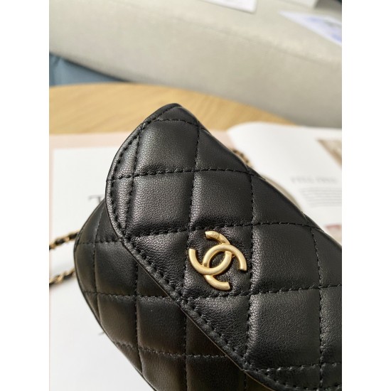 Chanel Mini 1889 Unblocked Metal Ball Black Bag For Women 9cm/3.5in