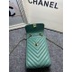 Chanel Chevron Trendy Cc Phone Mint Bag For Women 18cm/7in