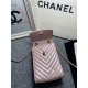 Chanel Chevron Trendy Cc Phone Light Purple Bag For Women 18cm/7in