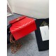 Chanel Chevron Trendy Cc Phone Red Bag For Women 18cm/7in