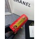 Chanel Chevron Trendy Cc Phone Red Bag For Women 18cm/7in