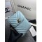 Chanel Chevron Trendy Cc Phone Light Blue Bag For Women 18cm/7in